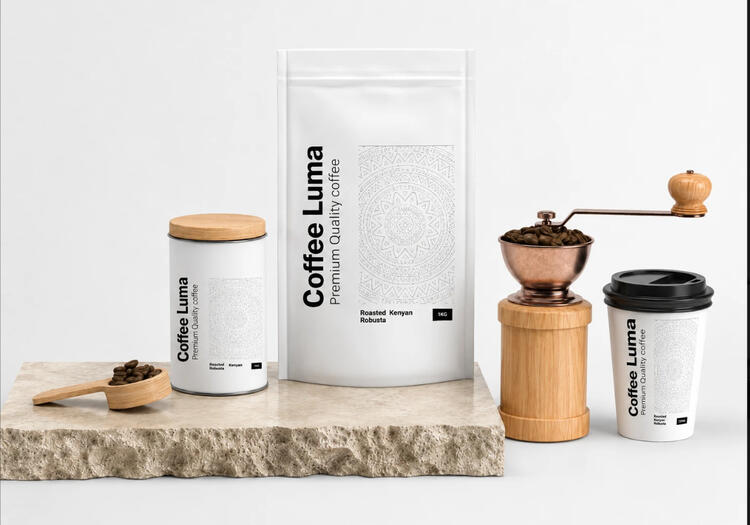 Branding & Packaging design for Coffee Luma